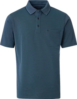Produktbild von Casa Moda Poloshirt kurzarm einfarbig dunkelblau