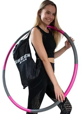 Zdjęcie produktu dla Hula hoop obręcz fitness 1 0 kg stal nierdzewna do masażu odchudzającego