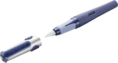 Obrázok produktu pre Perá Pelikan Vulpen Pelikano, určené pre pravákov - modrej farby - hrot M