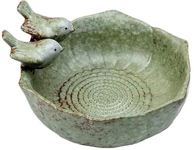 Produktbild von Keramische Vogelbad für den Garten - Dekorative Vogelbad - Geschäft für wilde Vogel - Vogelbad mit Keramik - Vogelbad für den Garten - Vogelbad in Keramik