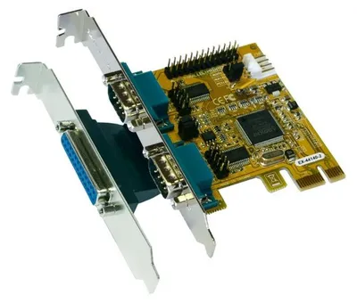 Produktbild von PCI-EXPRESS KARTE 2xSER./1xPARALLEL Multi I/O,Moschip Chipsatz