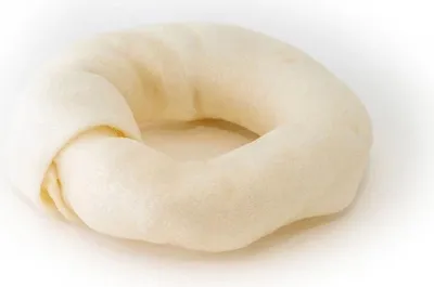 Productafbeelding van Hondensnoepje Gloria Snackys, rauwleer, donutvorm, 8-9 cm