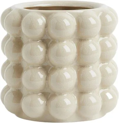 Produktbild von Famanu Keramische Vase Modernes Design - Weiß