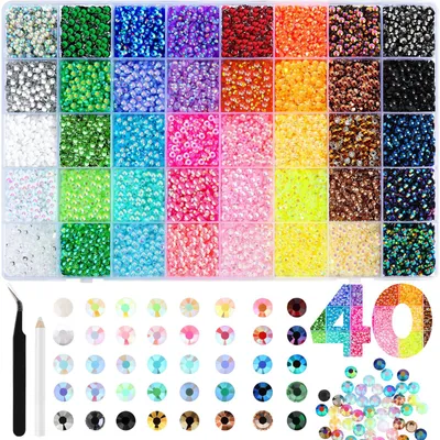 Immagine prodotto di Gommoline di gelatina, 4 mm, 40 colori, versatili, ideali per progetti creativi