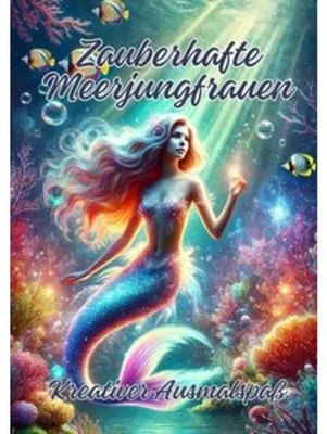 Obrázek produktu pro Malbuch Meerjungfrauen: Kunstvolle Unterwasserszenen mit bezaubernden Figuren