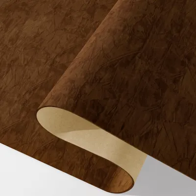 Productafbeelding van Zelfklevend Velours Behang Bruin 40x300cm