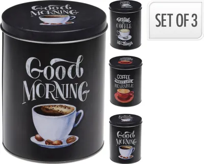 Zdjęcie produktu dla Koopman Zestaw RETRO pojemników na żywność