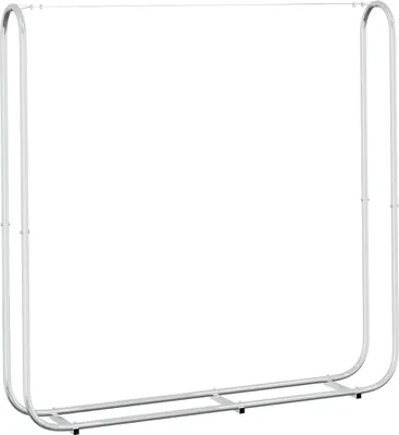 Produktbild von vidaXL Kaminholzregal 150x25x150 cm Stahl verzinkt