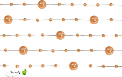 Image de Guirlande décorative, longueur 1,3 mètre, couleur orange