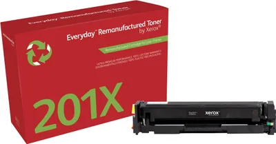 Produktbild von Everyday™ Schwarz wiederaufbereiteter Toner von , kompatibel mit HP 201X (CF400X), Hohe Kapazität, 2800 Seiten, Schwarz, 1 Stück(e)