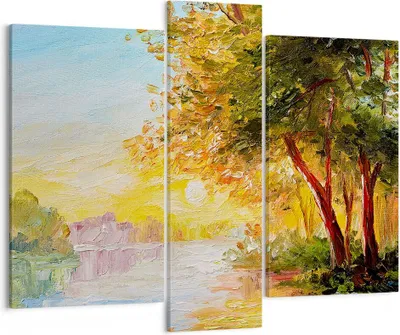 Produktbild von Bild auf Leinwand - Leinwandbild - natur natur - 95x80cm - Wand Bild - Wanddeko - Wandbilder - Leinwanddruck - Bilder - Kunstdruck - Wanddekoration - Leinwand bilder - Wandkunst - CB95x80-3445