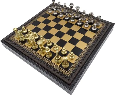 Produktbild von Exklusive Messing Schachfiguren Italfama 28x28 cm - N001