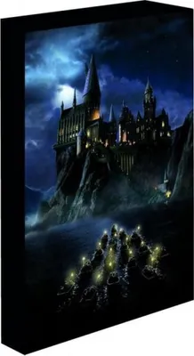 Immagine prodotto di Quadro LED Harry Potter 30x40 cm - Hogwarts