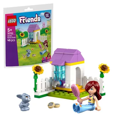Image de LEGO Friends Rabbit Garden House, jeu de construction, 5 ans et plus, plastique, 46 pièces, 42 g