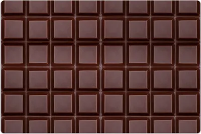 Produktbild von Küchenmatte 100x150 cm Vinylmatte Bodenmatte Dekoration -dunkle Schokolade