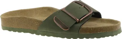 Produktbild von Piece of Mind Sandale Pantolette Slides Tiefenfussbett Leder grün EUR 41