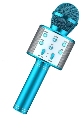 Productafbeelding van Draadloze Bluetooth karaokemicrofoon met ingebouwde luidspreker en opnamefunctie