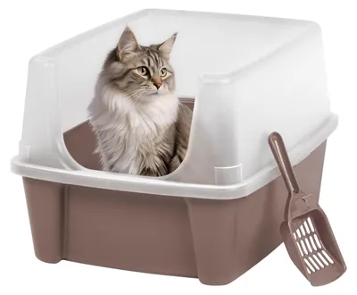 Image de Litière pour chat a pelleteuse Taupe