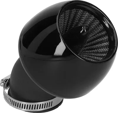 Image de Remplacement du filtre à air de moto, noir, pour les motos avec un diamètre intérieur de 28-48 mm