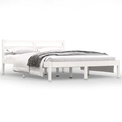 Obrázek produktu pro vidaXL Postel z masivu Borovice 140x190 cm Bílá