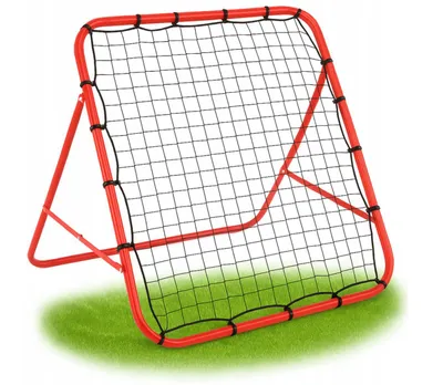 Produktbild von Valle Verde Fußballtor Kinder, Fußball Training, Netz, Rebounder, Kickback - Für Garten, inkl. Erdanker - Tragbar, Stabil -100 x 72 x 100 cm