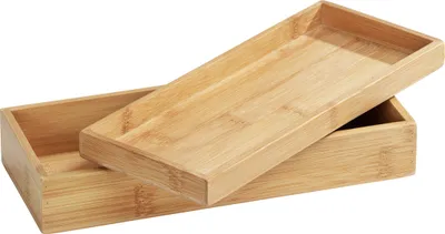 Obrázok produktu pre WENKO Bambusový box Terra s vekom Úložné boxy Kúpeľňa WC Kuchyňa Chodba Kancelária