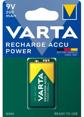 Immagine prodotto di Varta Akku RECHARGE Power    9V        200mAh           1St.