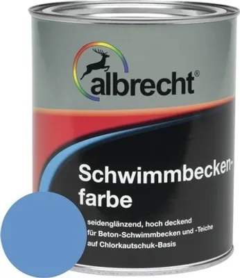 Produktbild von Albrecht Schwimmbeckenfarbe ozeanblau 750 ml