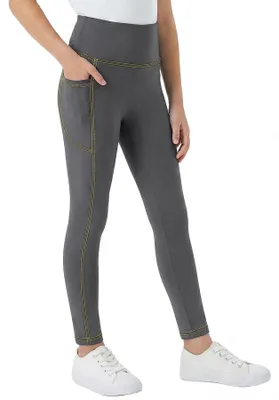Image de Leggings ajustés pour filles - Respirants, aspect jean