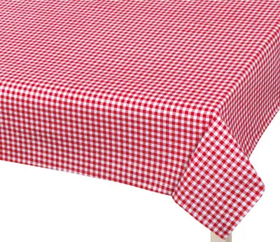 Obrázok produktu pre Obrus BERTA – 100 x 100 cm – červená, biela