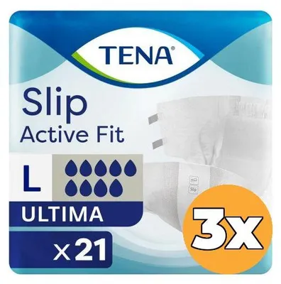 Produktbild von 3x Tena Slip Active Fit Ultima Large (21 Stück)