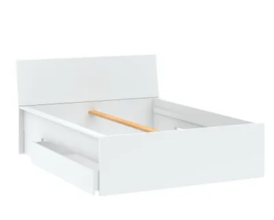 Obrázok produktu pre Manželská posteľ so šuplíkmi 160x200 SHERMAN - biela