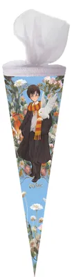 Produktbild von Nestler Schultüte Tüllv. 50 cm rund PotterFantasy WarnerB