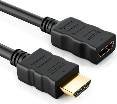 Produktbild von deleyCON High Speed HDMI Kabel Verlängerung 0,5m - Buchse zu Stecker