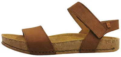 Immagine prodotto di Sandali da donna El Naturalista Balance, modello piatto, color marrone, ideali per il tempo libero
