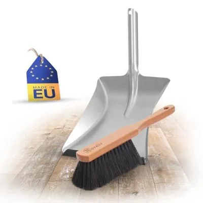 Zdjęcie produktu dla Zestaw do zamiatania włosie końskie miotła szufelka metal