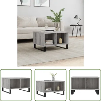 Produktbild von The Living Store Couchtisch Grau Sonoma 60x50x36,5 cm Holzwerkstoff