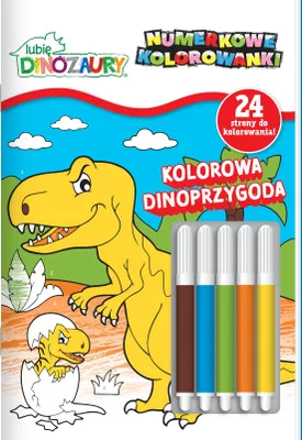 Immagine prodotto di Lubię dinozaury. Numerkowe kolorowanki dla dzieci