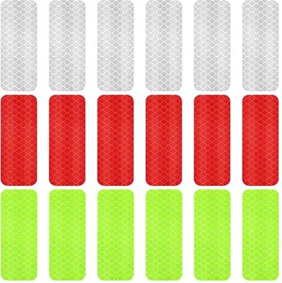 Produktbild von Famanu Reflectorband Set - 18 Stück Reflektierende Streifen für Verbesserte Sichtbarkeit