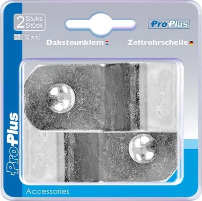 Produktbild von Zeltstangenklemme 28-32 mm, 2 Stück im Blister