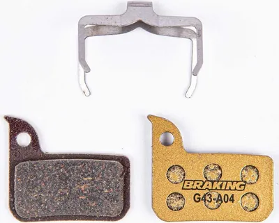 Produktbild von Braking Sram Red Hydraulic/level Ultimate/level Tlm Carbon-metall-scheibenbremsbeläge Golden  Golden One Size
