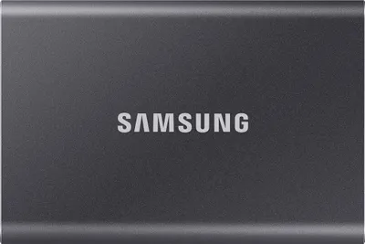 Produktbild von Samsung T7 Portable SSD - 2 TB - USB 3.2 Gen.2 Externe SSD Titangrau (MU-PC2T0T/WW)