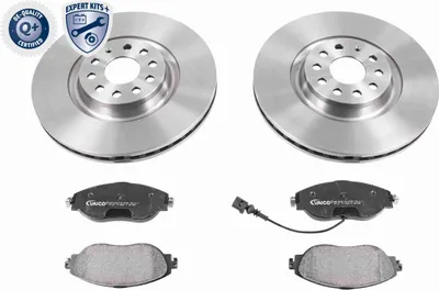 Produktbild von 2x BREMSSCHEIBEN mit Bremsbelägen + BREMSBELÄGE VORNE