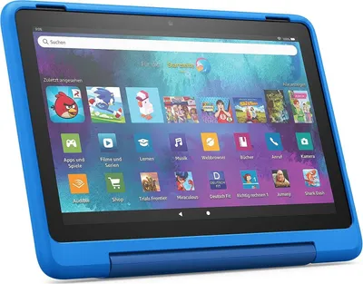 Produktbild von Amazon Fire HD 10 Kids Pro Tablet - 25,7 cm (10,1 Zoll) Full HD - 3 GB Speicher - 32 GB SSD - Himmelblau - Octa-Core 2 GHz - Biszu 1 TB Memory Card Supported Capacity - microSD Unterstützt - 1920 x 1200 - 2 Megapixel Kamera vorne - 12 Stunden Maximale Akkulaufzeit