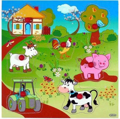 Zdjęcie produktu dla Hess Spielzeug 14896, 5 szt., Animals, 1,5 lat(a)