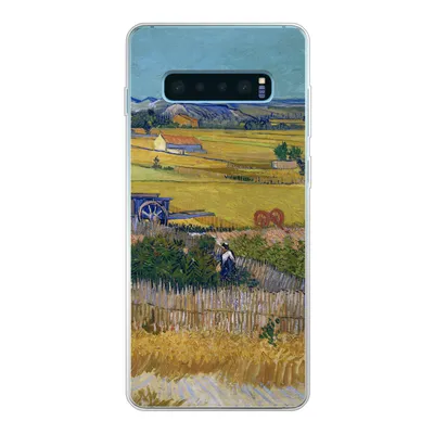 Produktbild von MuchoWow® Handyhülle Schutzhülle Hülle für Samsung Galaxy S10 Plus Die Ernte - Vincent van Gogh Silikon Softcase Handy Hülle - Schutzhülle
