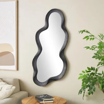 Produktbild von Milton & Oldbrook Wandspiegel 46 x 98 cm Tranas Schwarz