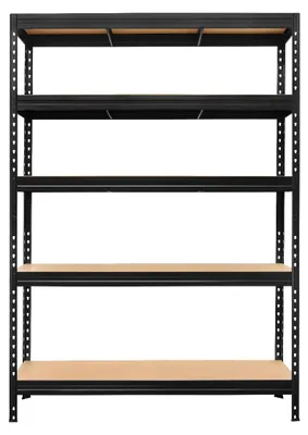 Produktbild von Metallregal 180X120X60 5X275Kg Schwarz