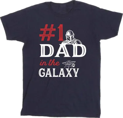 Produktbild von Star Wars - "Mandalorian Number One Dad" T-Shirt für Herren BI52006 (XXL) (Marineblau)