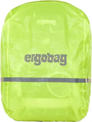 Productafbeelding van Waterdichte Regenhoes voor Schooltas - Helder Geel